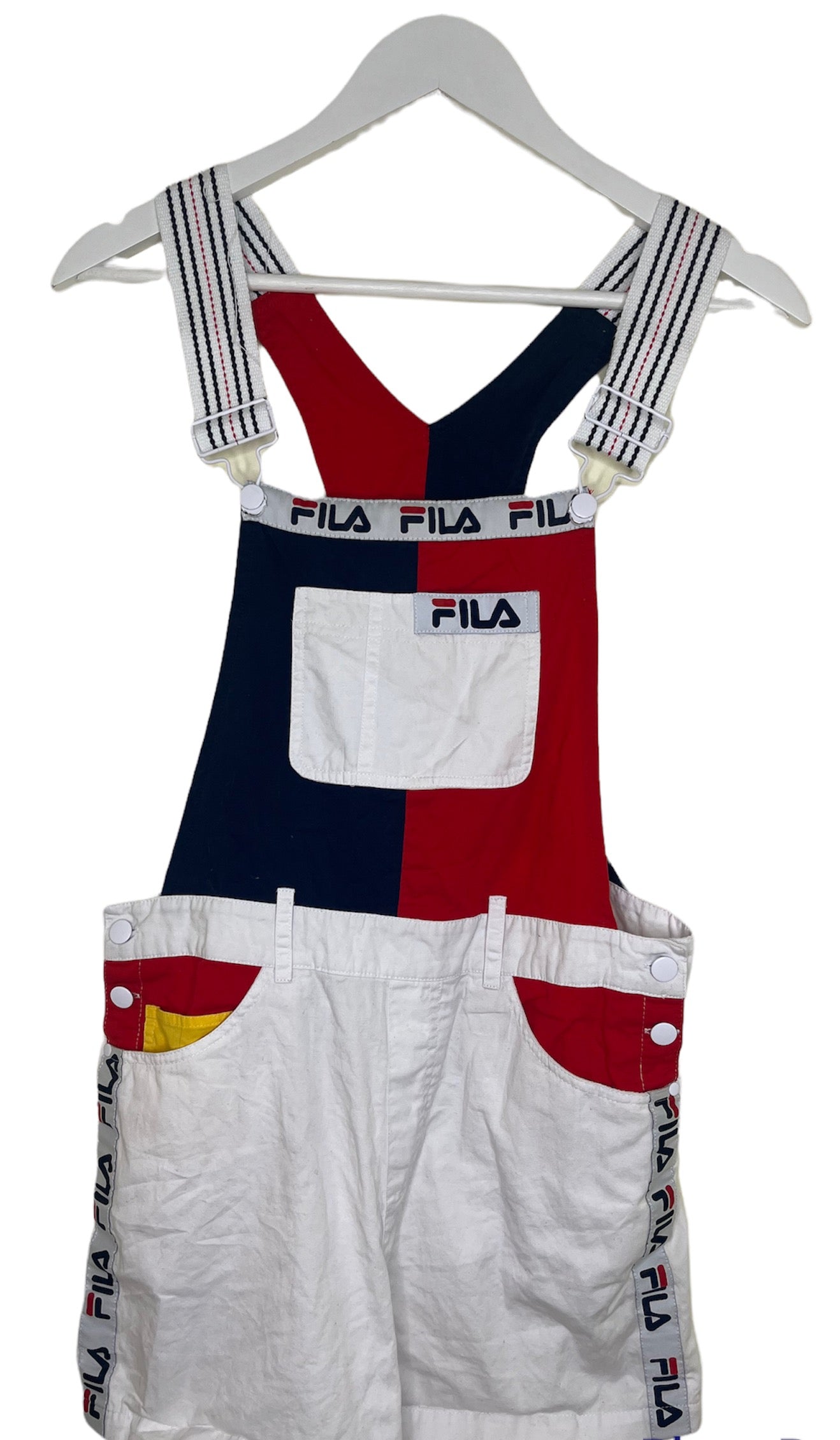 Fila store overalls shorts