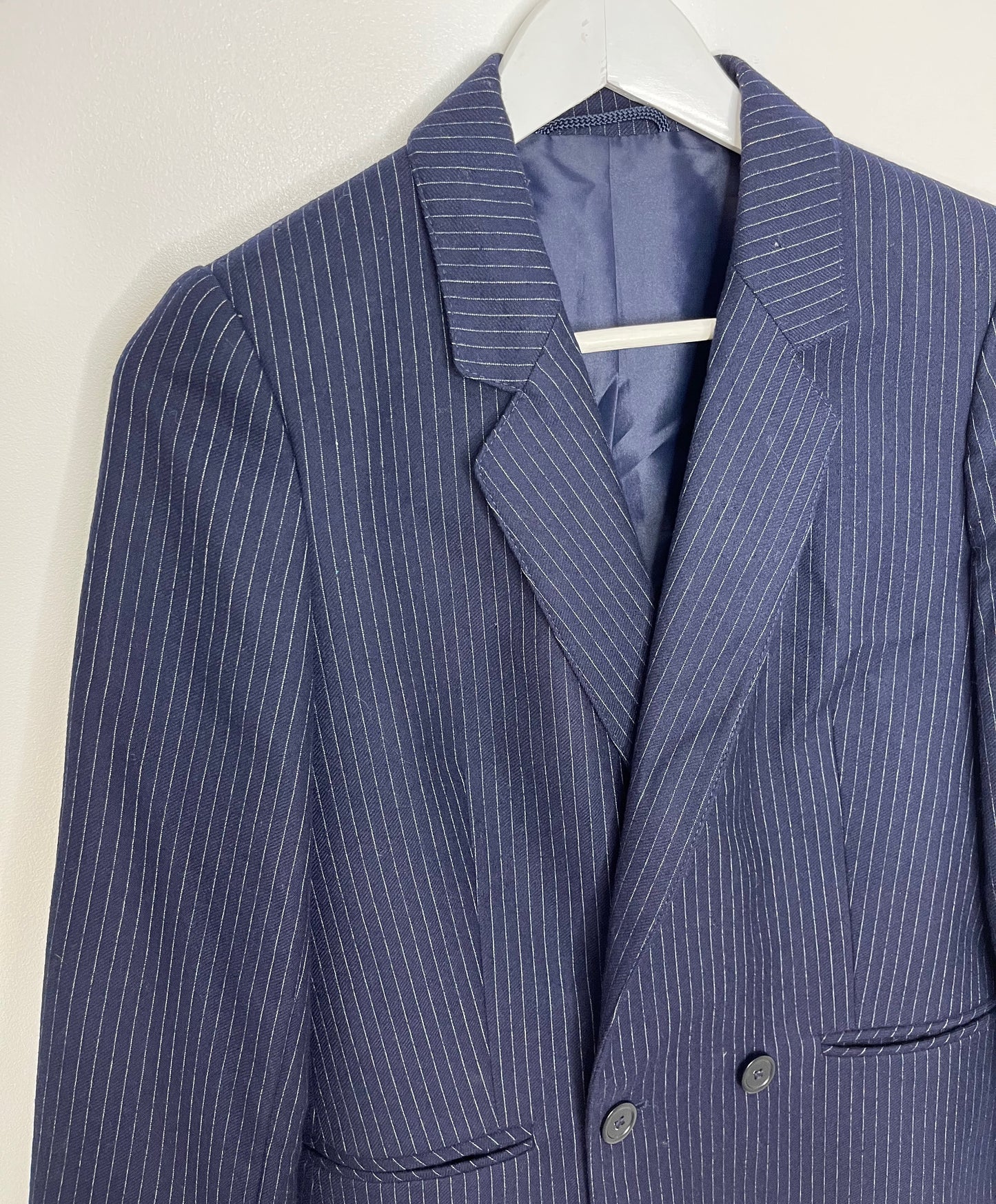 Pin Stripe Navy Blazer