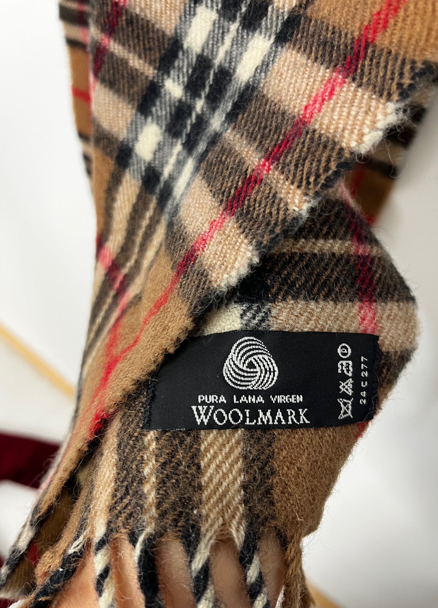 Wool Tartan Scarf