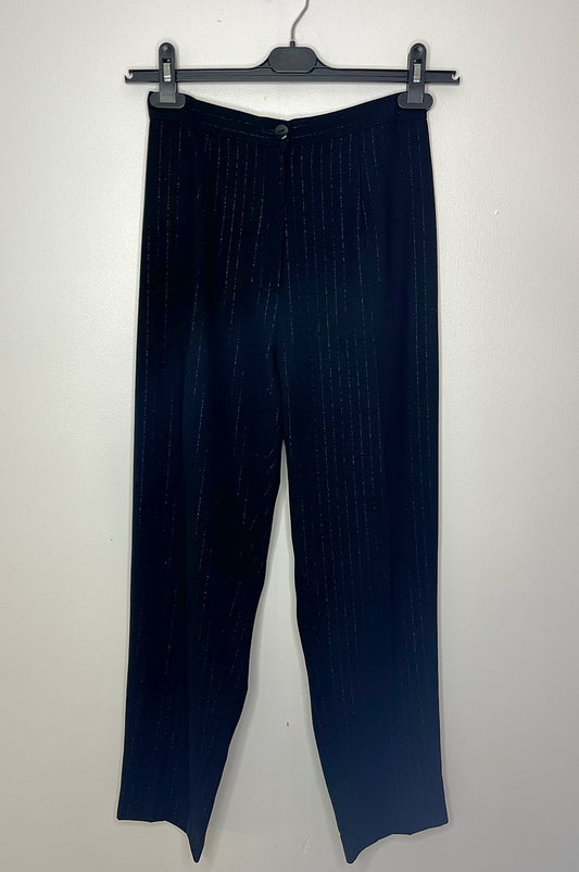 Highwaisted Glitter Pin Stripe Trousers