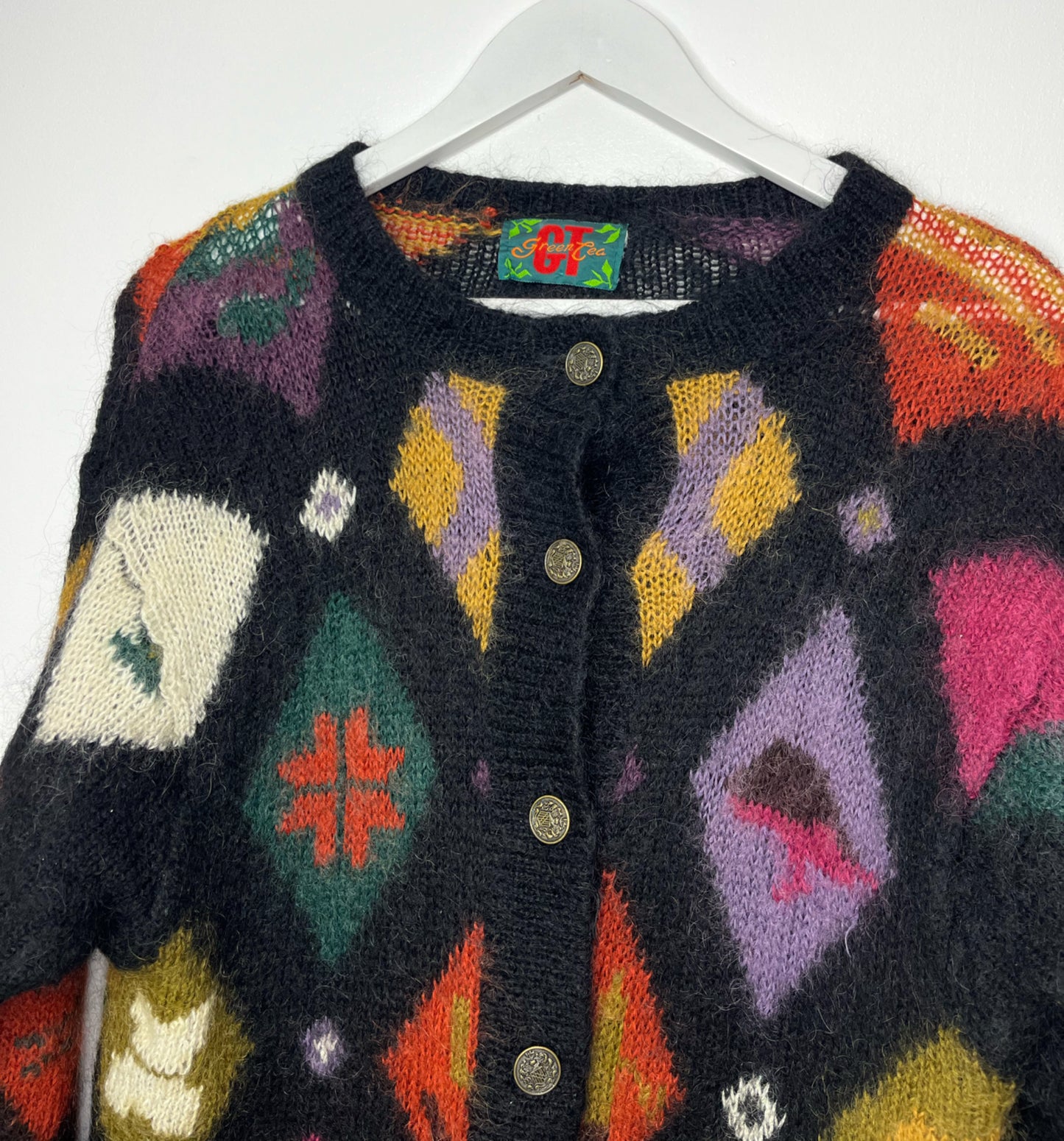 Colourful Vintage Unique Cardigan