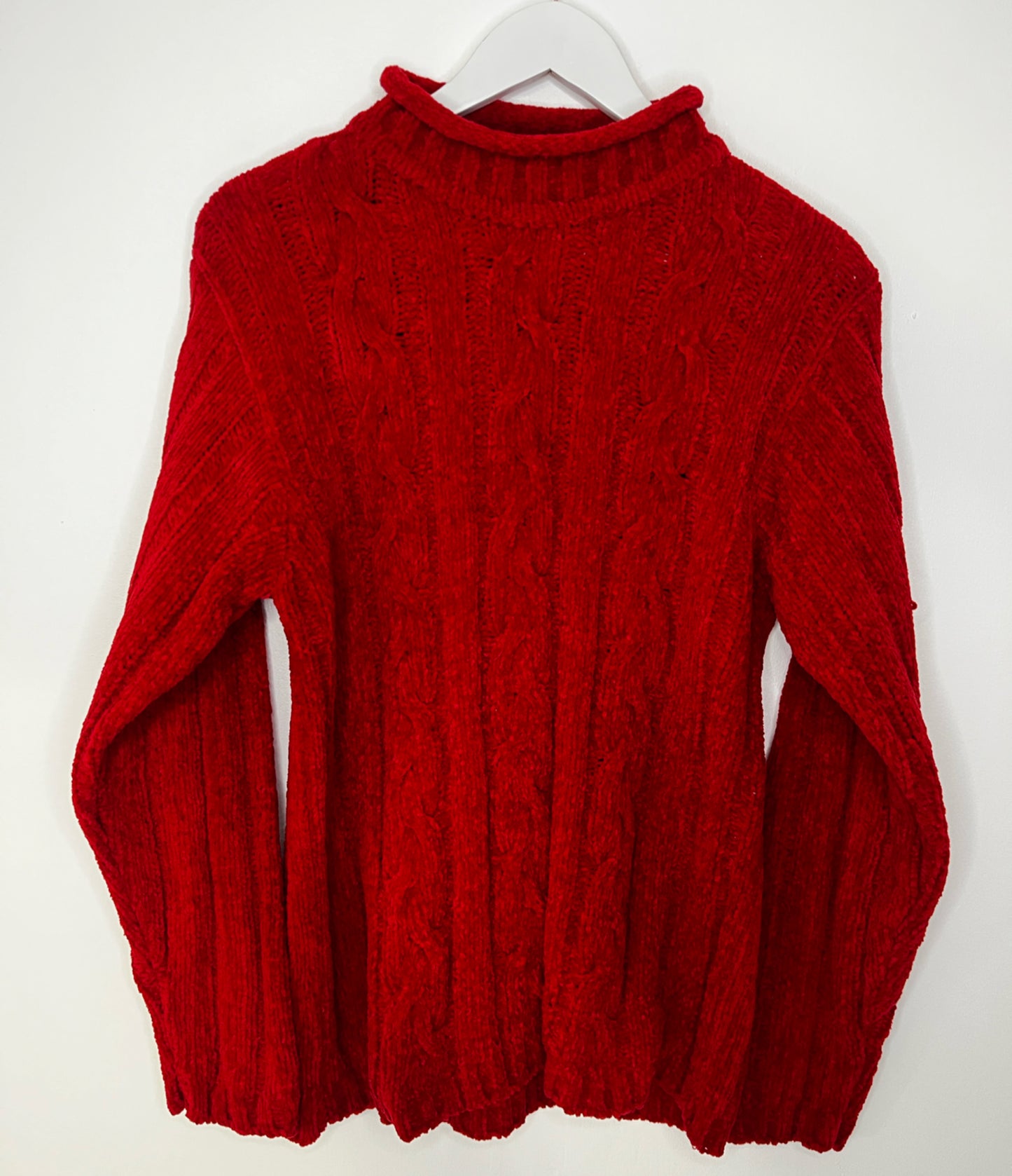 Red Chenille Cosy Jumper