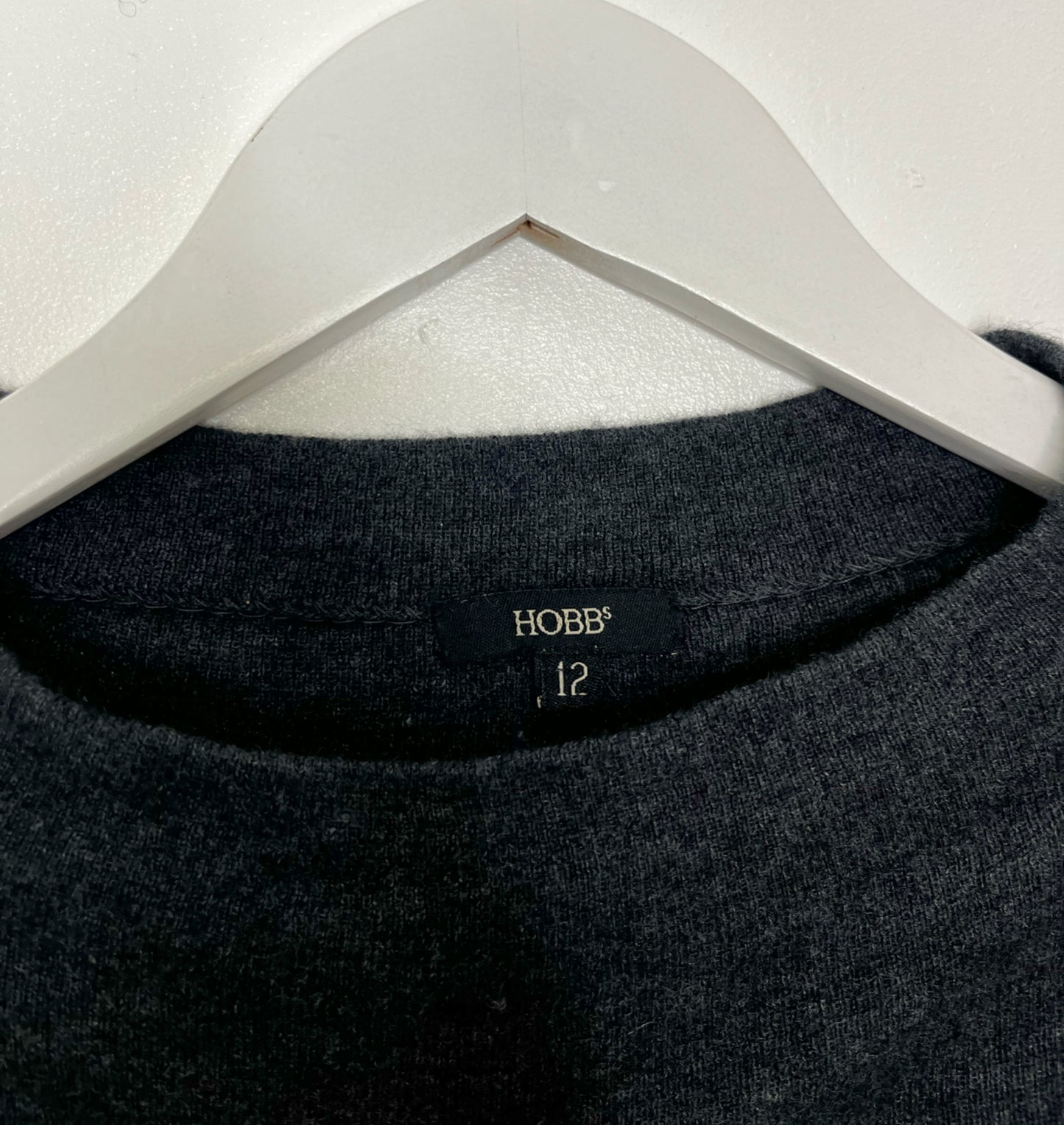 Grey Hobbs Tie Bottom Sweater