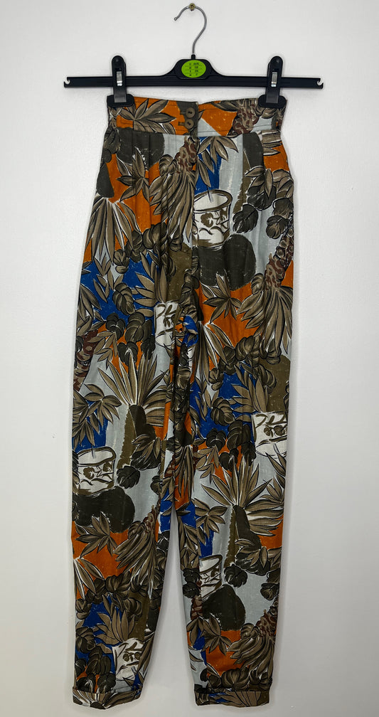 Highwaisted Tropical Vintage Trousers