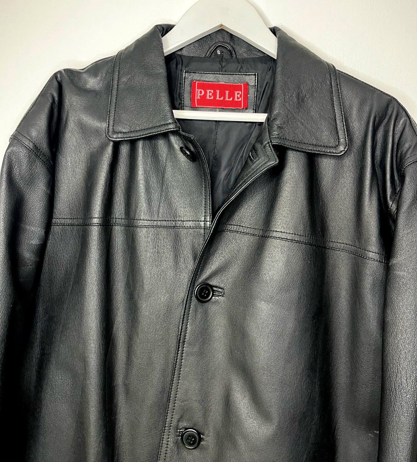 Black Leather Vintage Jacket