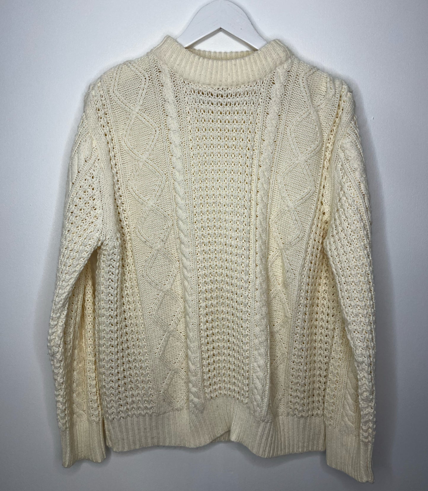 Cream Cable Knit Jumper