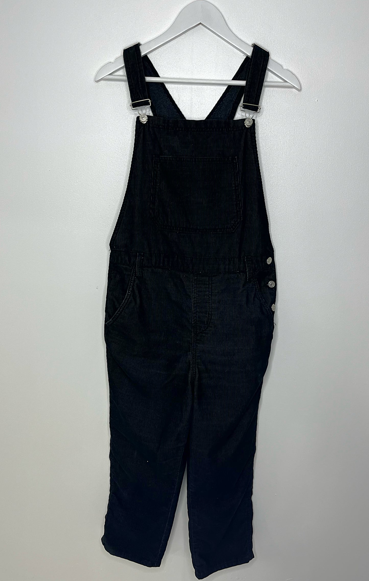 Black Cord Dungarees