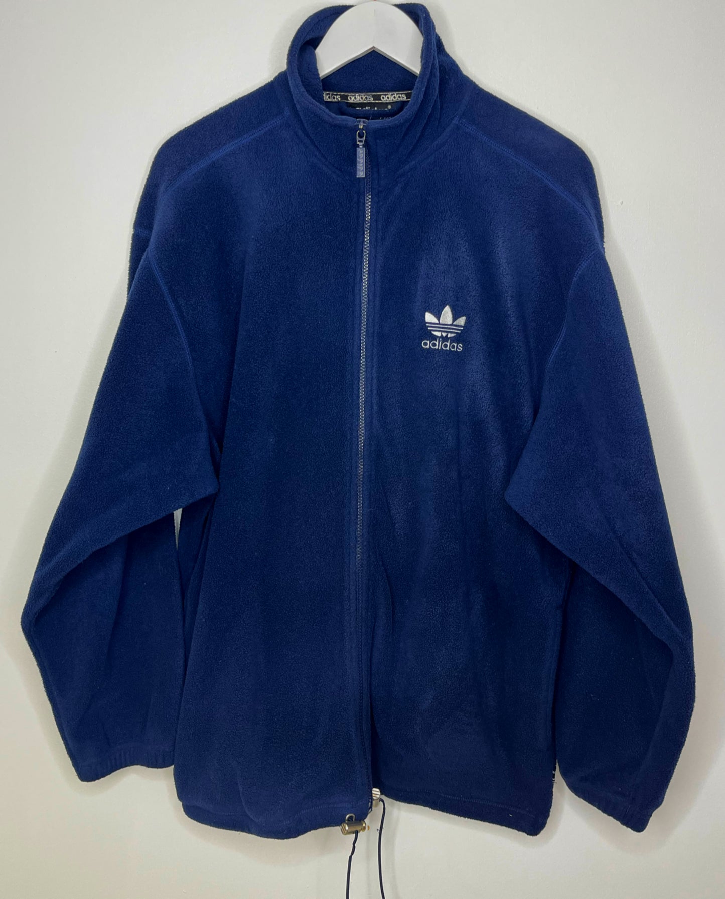 Navy Adidas Fleece Jacket