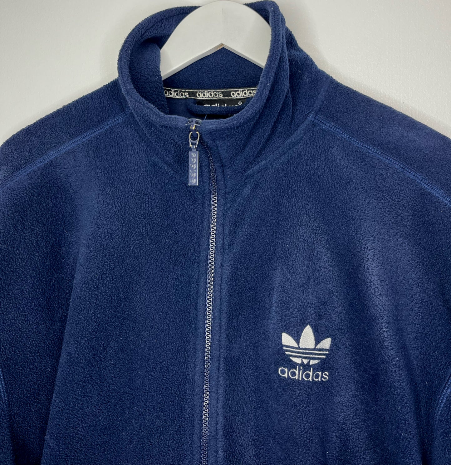 Navy Adidas Fleece Jacket