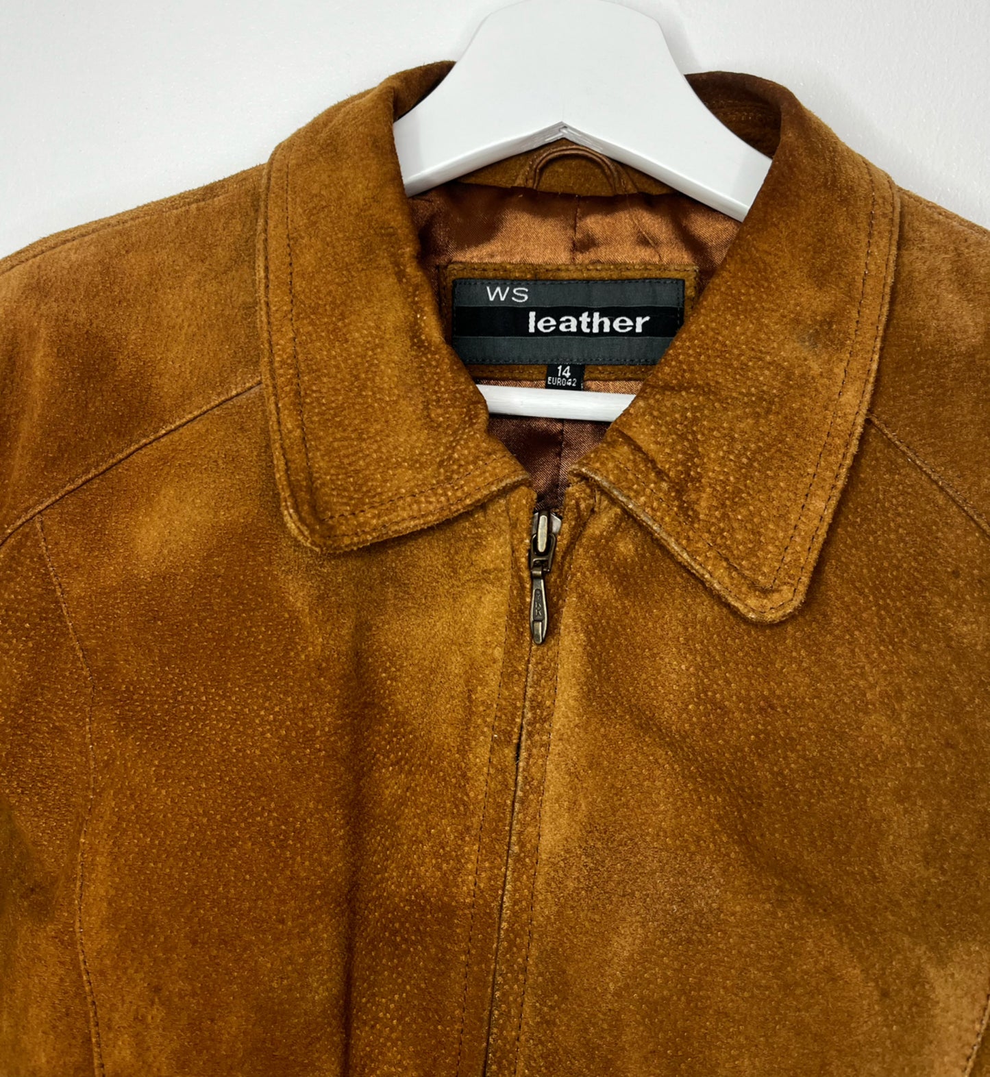 Brown Leather Vintage Jacket