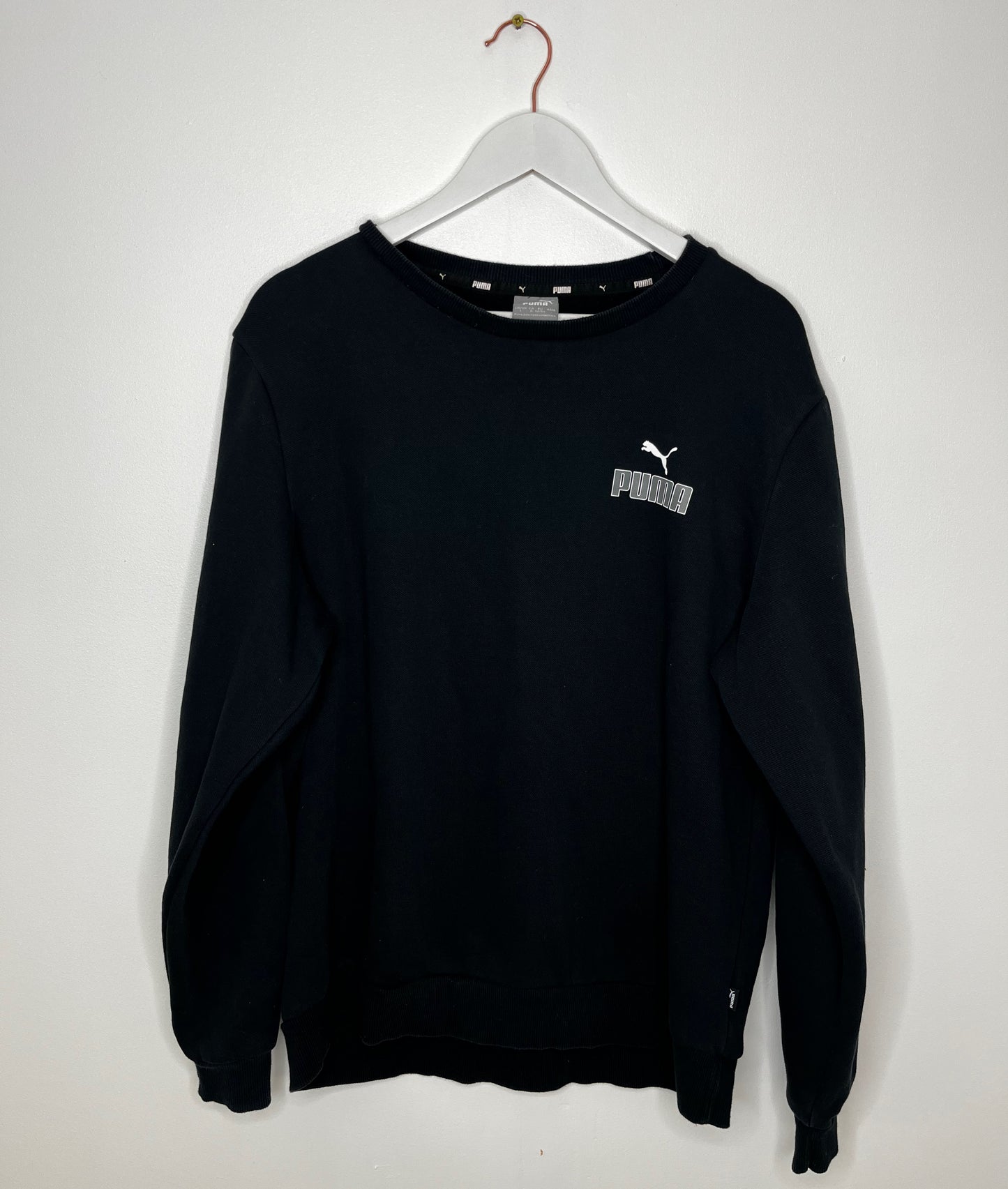 Black Puma Crew Neck