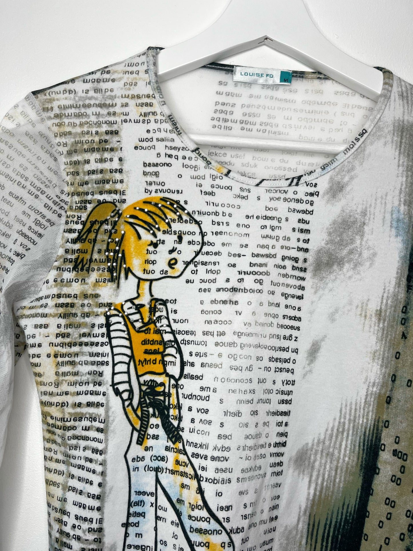 Y2k Mesh Graphic Vintage Top