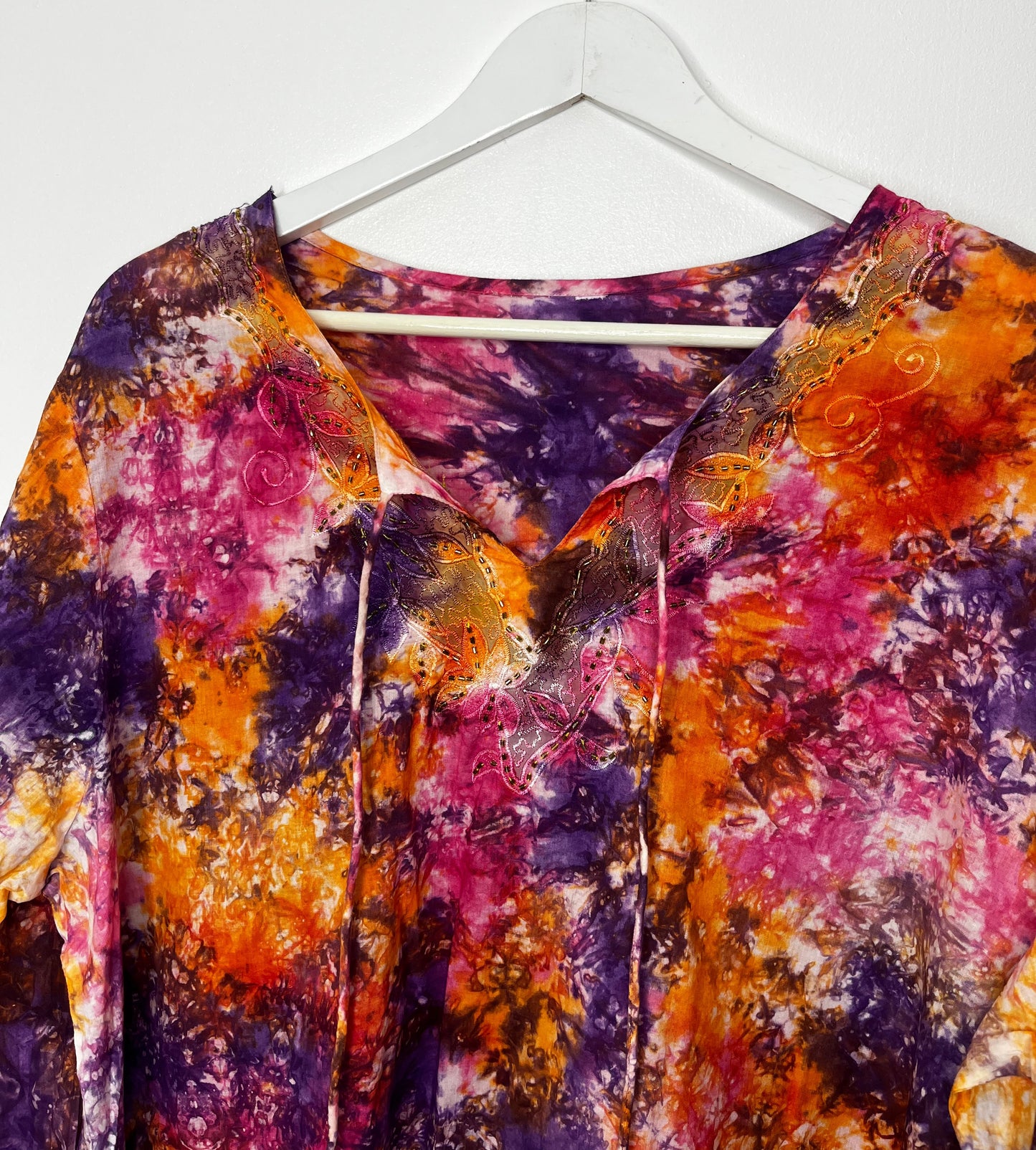 Tie Dye Floaty Blouse