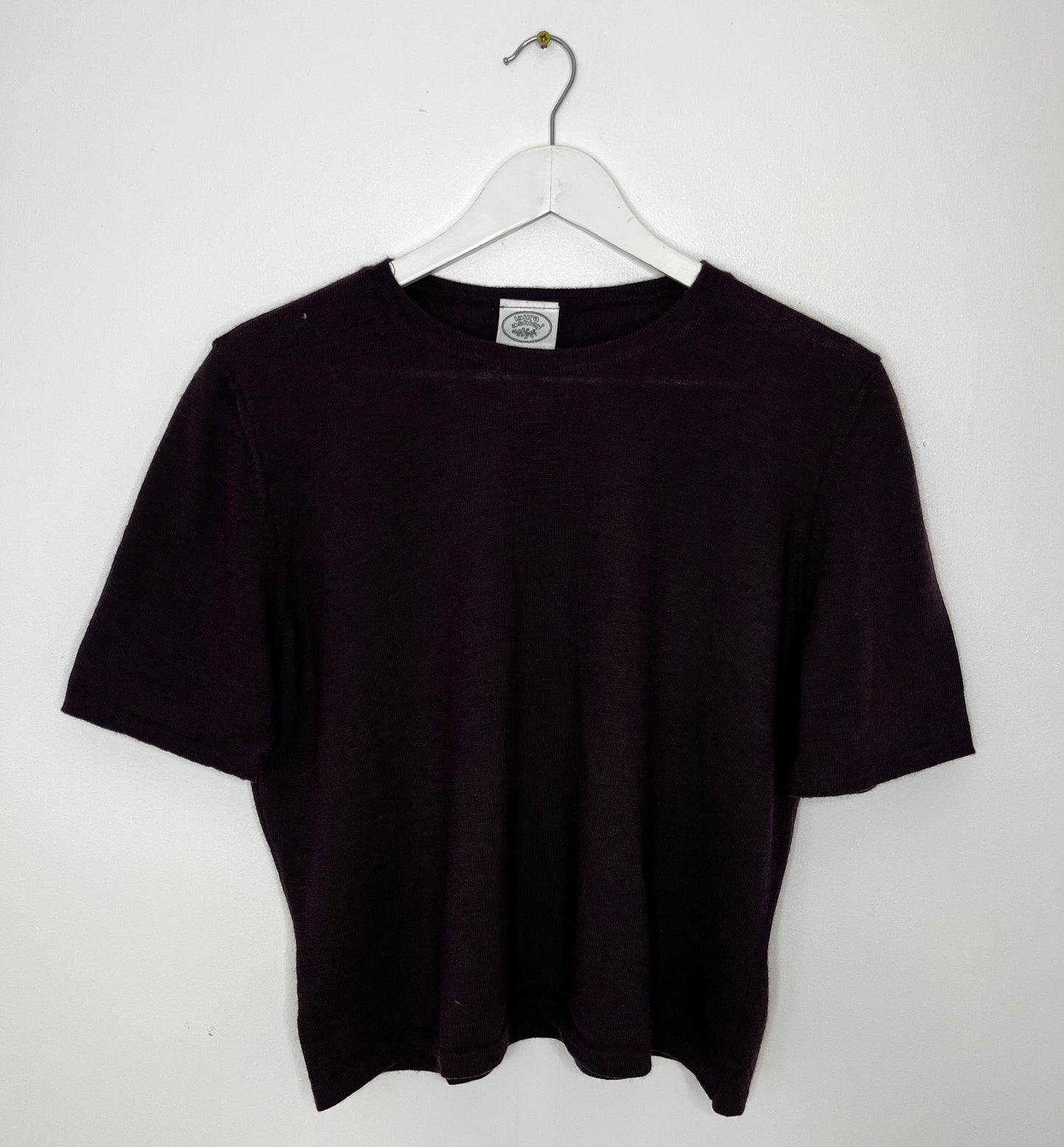 Laura Ashley Plum Wool Light Jumper