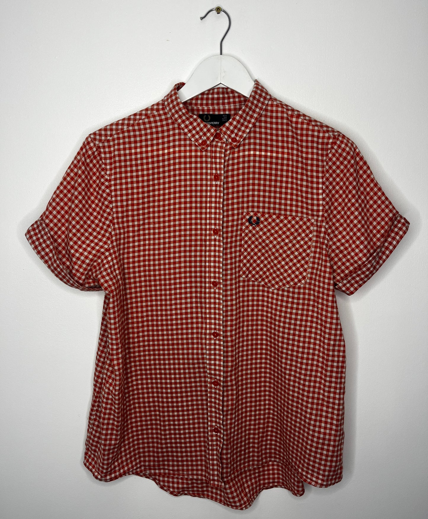 Checked Fred Perry Short Sleeve Shirt