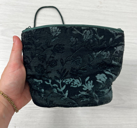 Vintage Emerald Velvet Bag