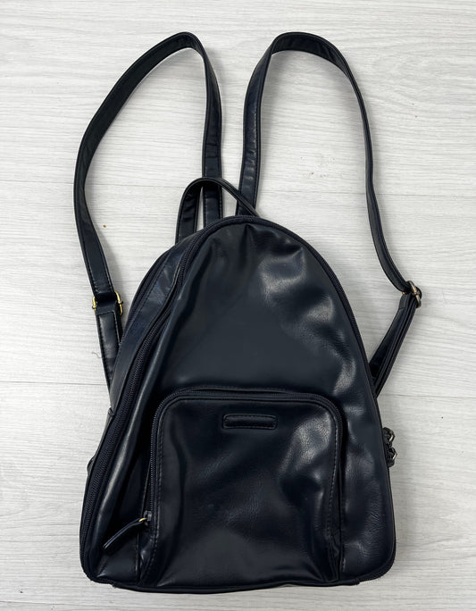 Dark Navy Leather Bag