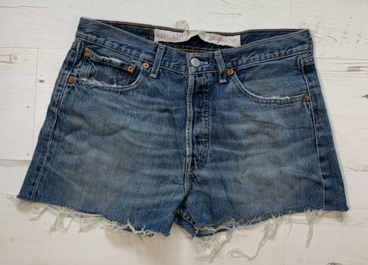 Dark Denim 501 Levi Cut Offs