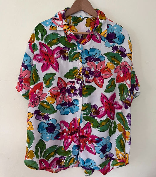 Colourful Bold Floral Shirt